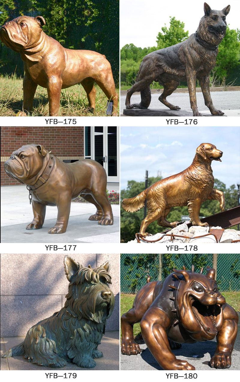 decorative dog statue