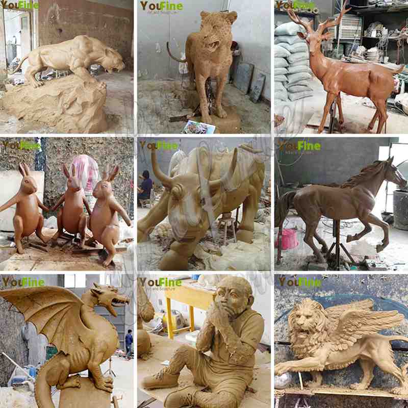 Customized Outdoor Antique Bronze Dog Statue