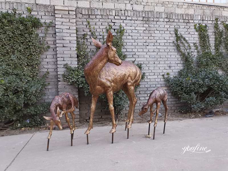 deer statue for yard