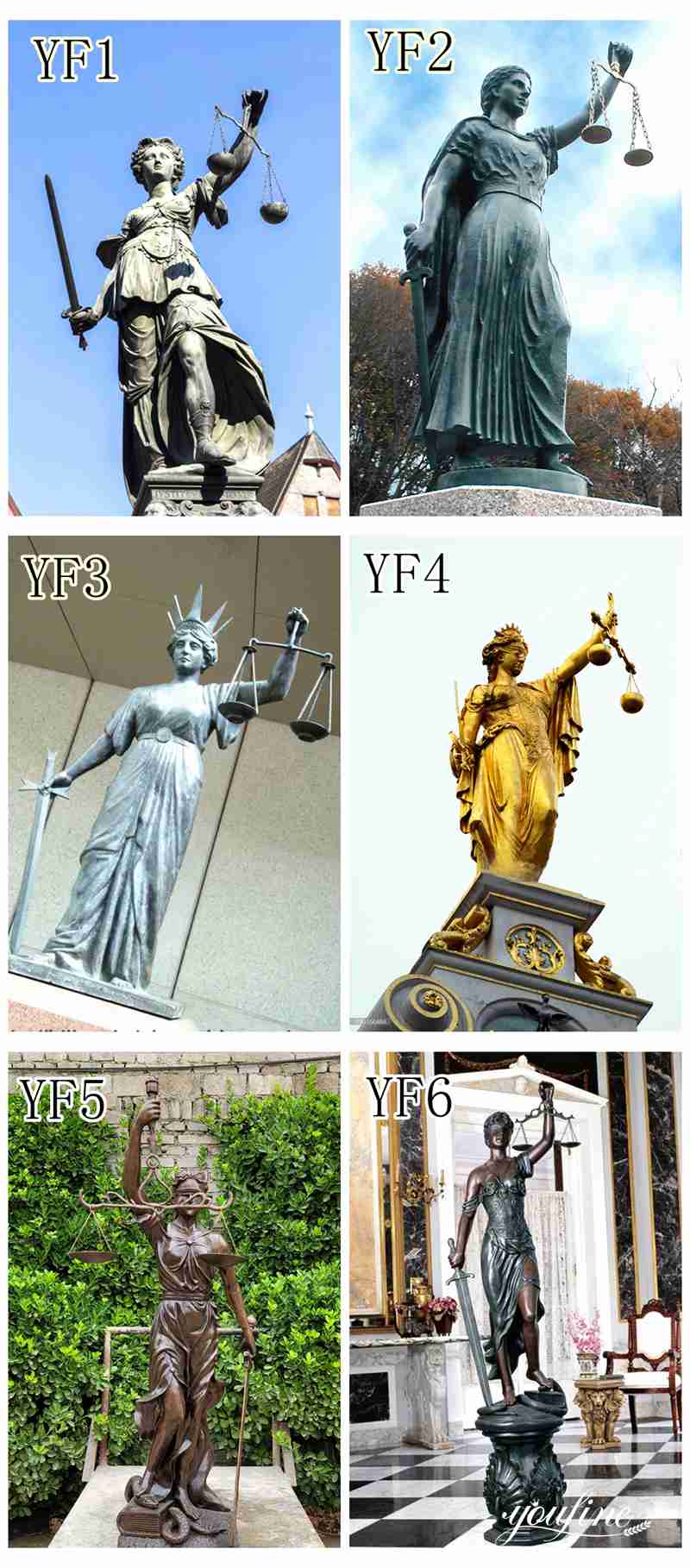 bronze lady justice statue - YouFine Sculpture (2)