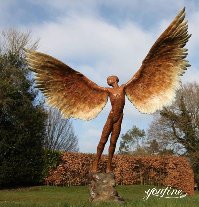 angel icarus sculpture - YouFine Sculpture (